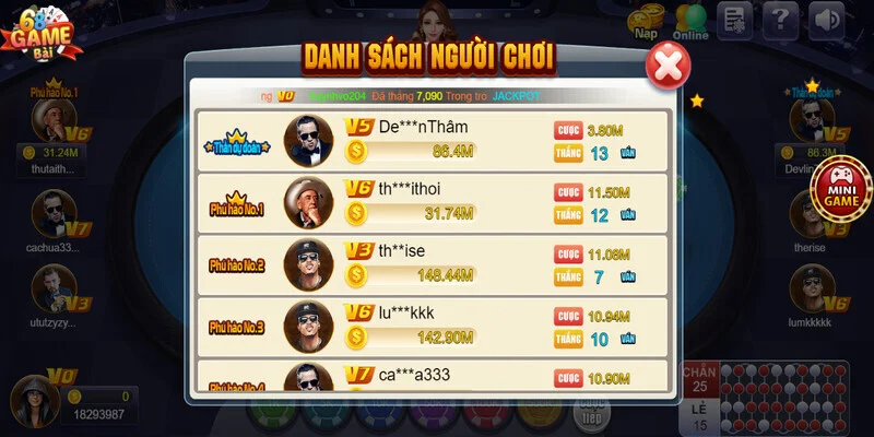 Các bước tham gia chơi