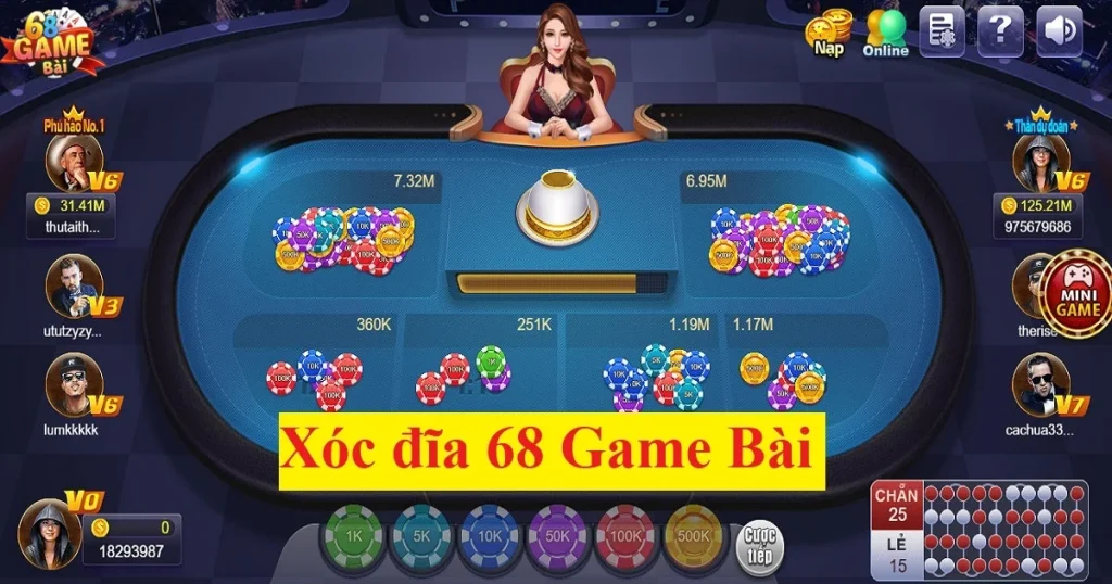 Cách chơi Xóc đĩa 68 game bài đánh đâu thắng đó