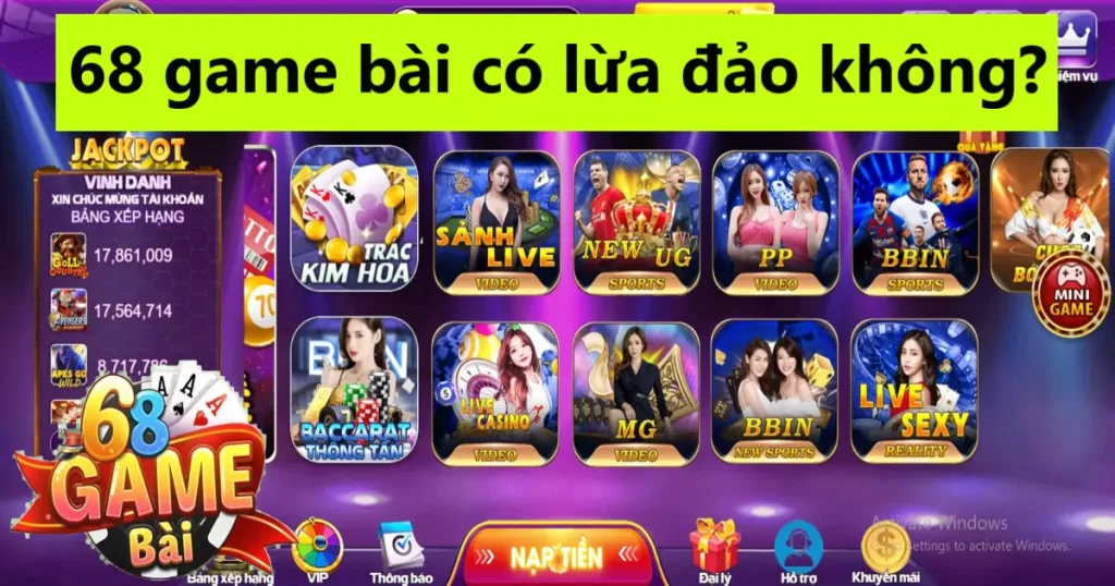 Giải đáp chi tiết về thắc mắc 68 game bài có lừa đảo không?