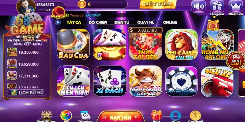 Nhận Giftcode tại 68 game bài là chương trình hấp dẫn