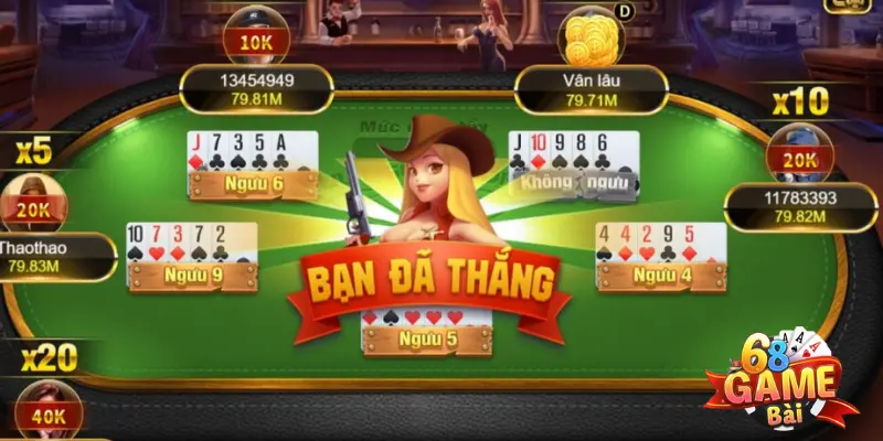 Ngưu ngưu cướp cái 68 game bài - Mẹo chơi hiệu quả 4 Phương thức trả thưởng khi thắng