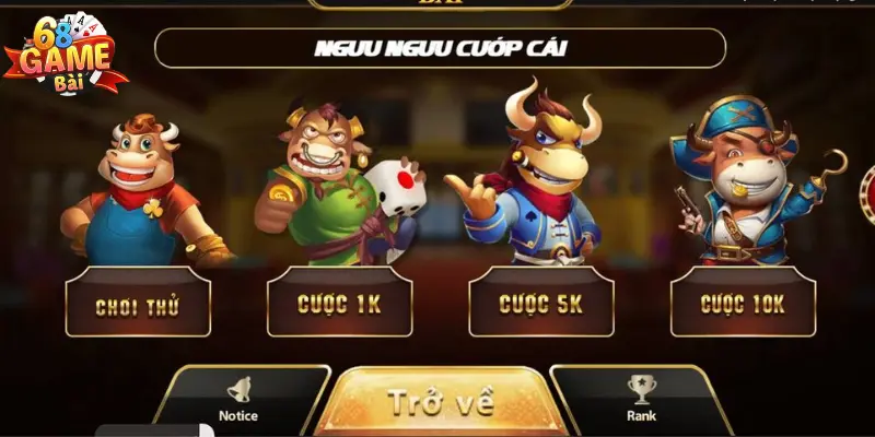 Ngưu ngưu cướp cái 68 game bài - Mẹo chơi hiệu quả 5 Giới thiệu cơ bản cách chơi Ngưu Ngưu Cướp Cái 68 game bài