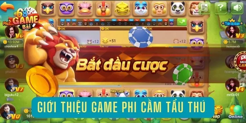 Trải nghiệm game Phi cầm tẩu thú độc lạ tại cổng game 68 game bài 1 khai quat ve game phi cam tau thu loi cuon