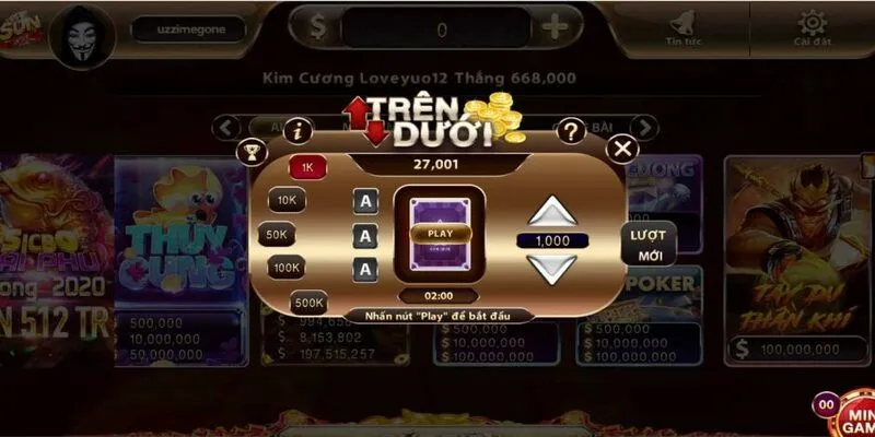 Có những chiến lược chơi game trên dưới hợp lý