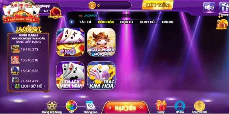 Tham gia thế giới game bài đầy thú vị