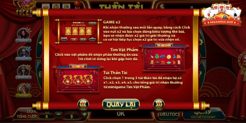 Tips rinh tiền từ các tính năng của game thần tài đến